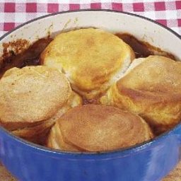 Sybil's Brunswick Stew - biscuits and such