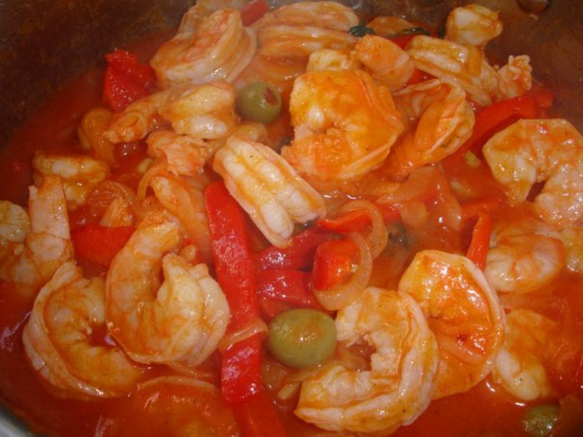 Camarones Guisados- Shrimp Stew