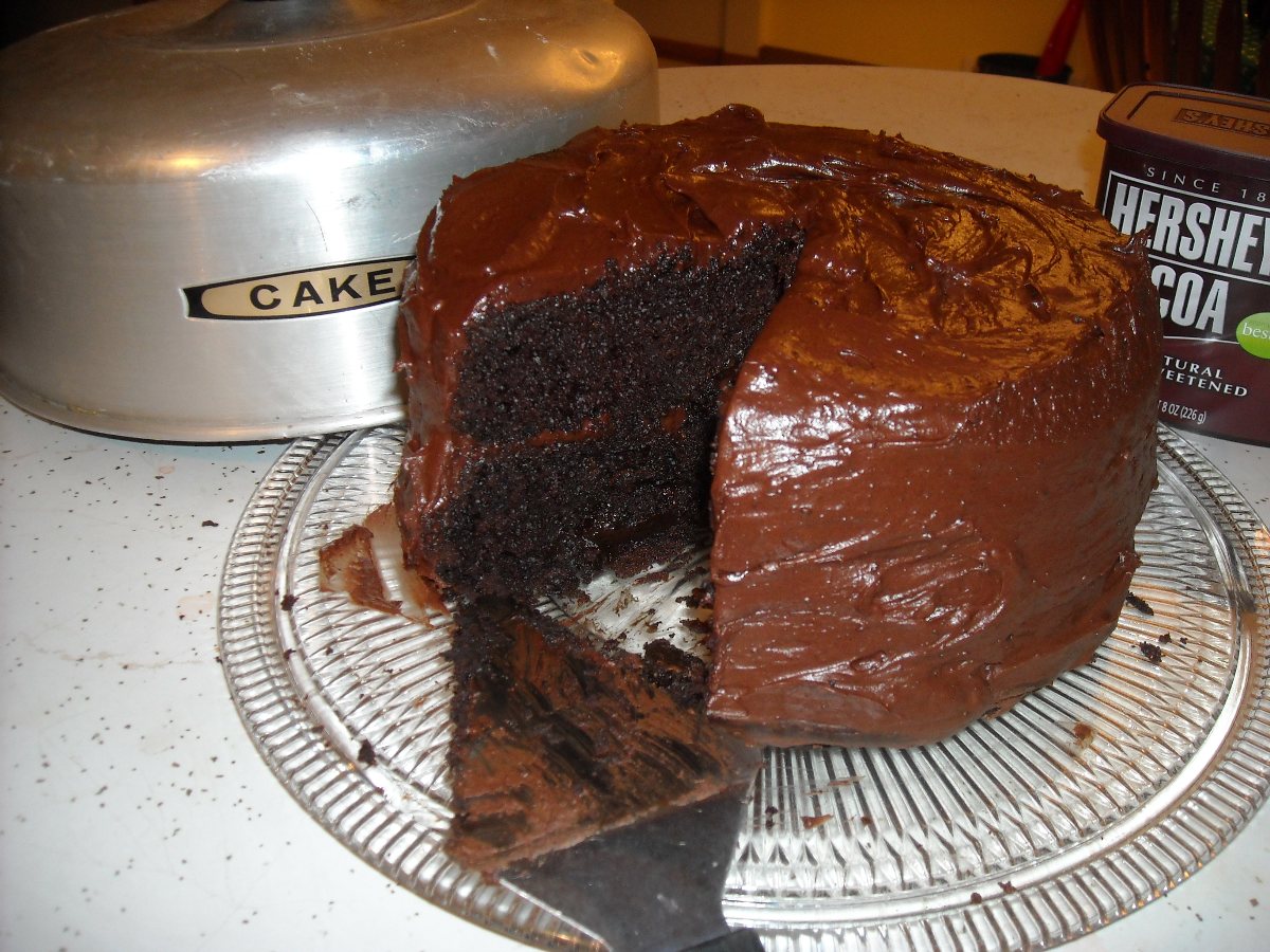 SOUR CREAM CHOCOLATE CAKE