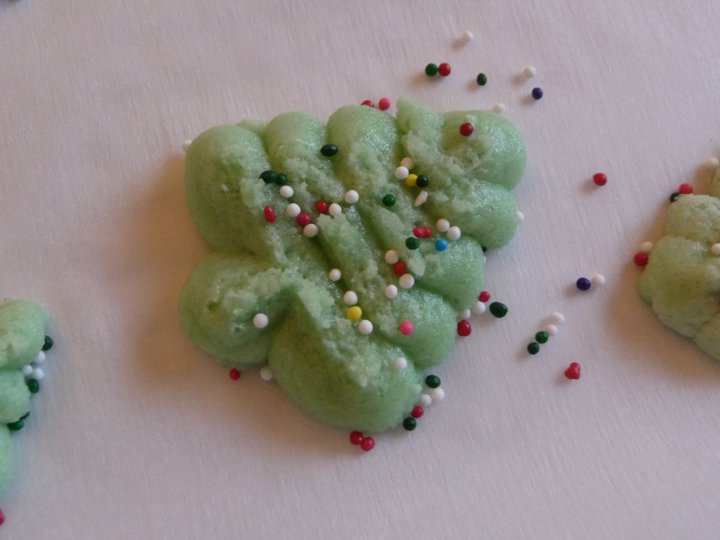 Cookie Day Christmas Tree Press Cookies