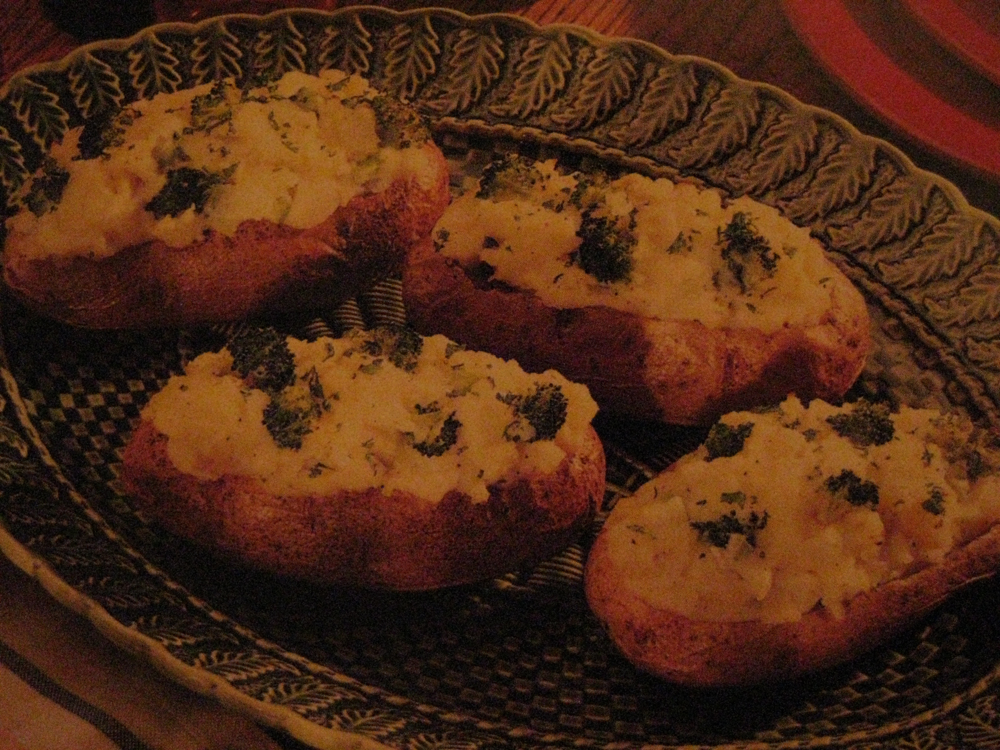Garden Stuffed Baked Potatoes