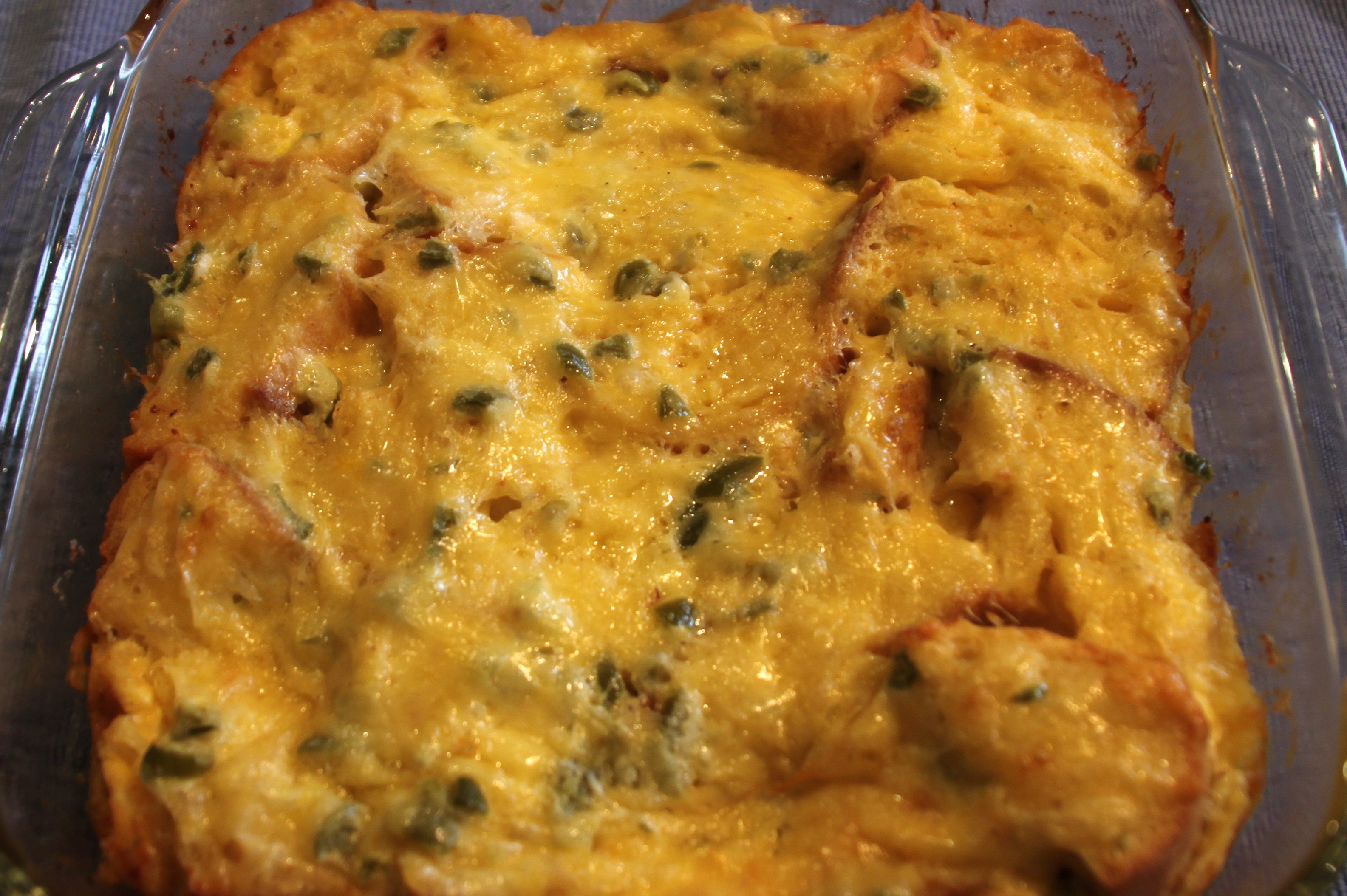 Cheesey Jalapeno Egg Bake