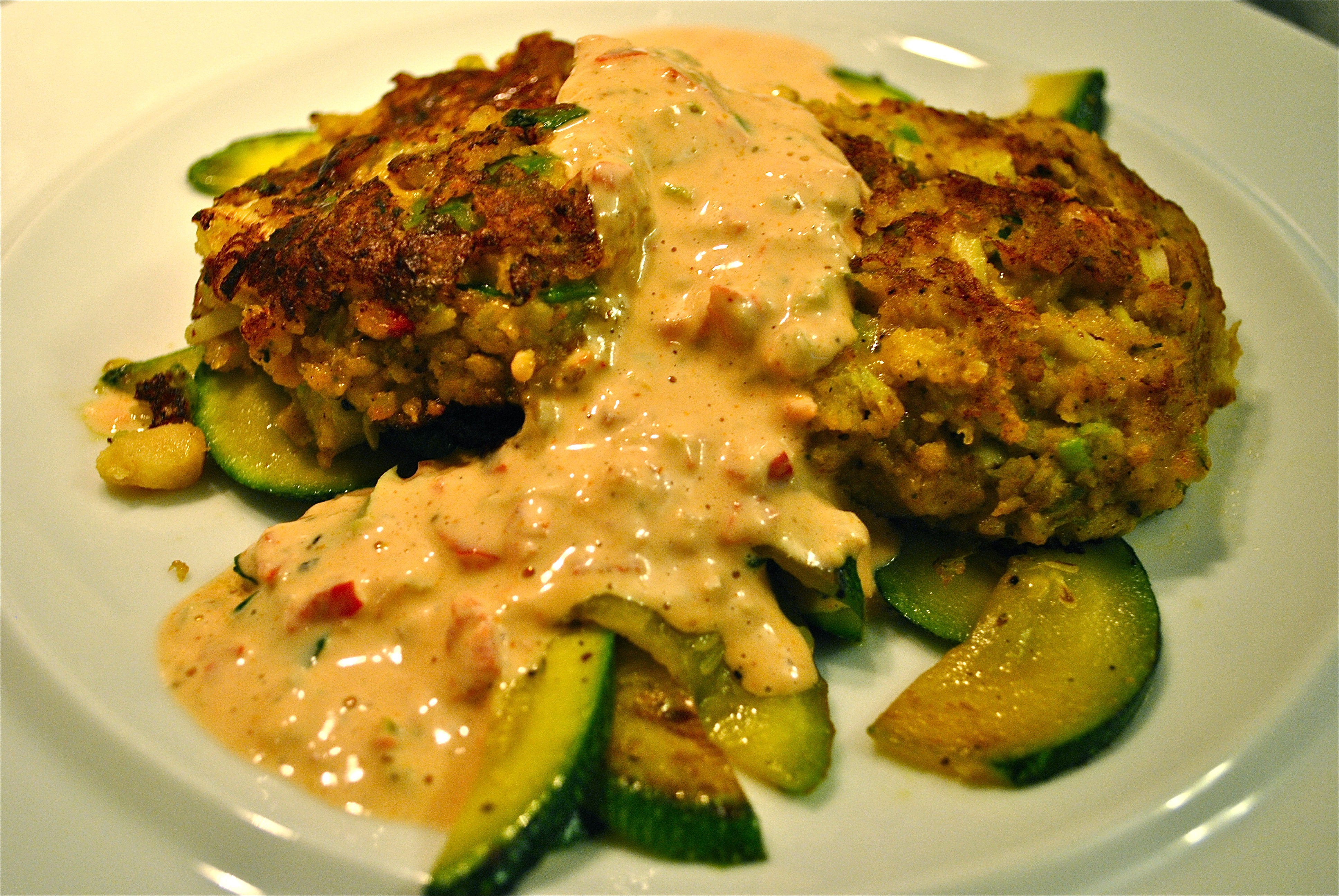 Shrimp Cakes with Spicy Remoulade Sauce