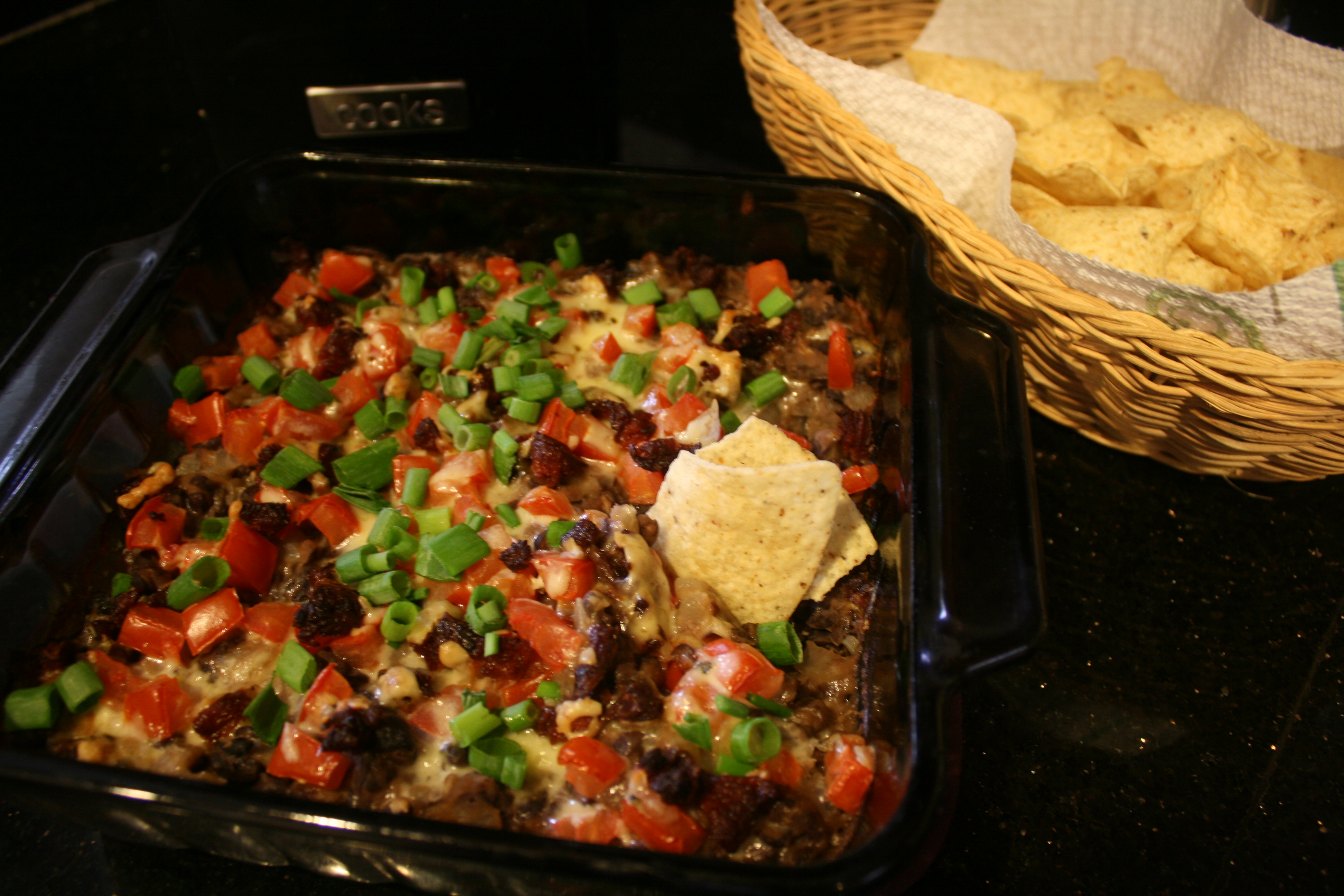Baked Black Beans with Chorizo