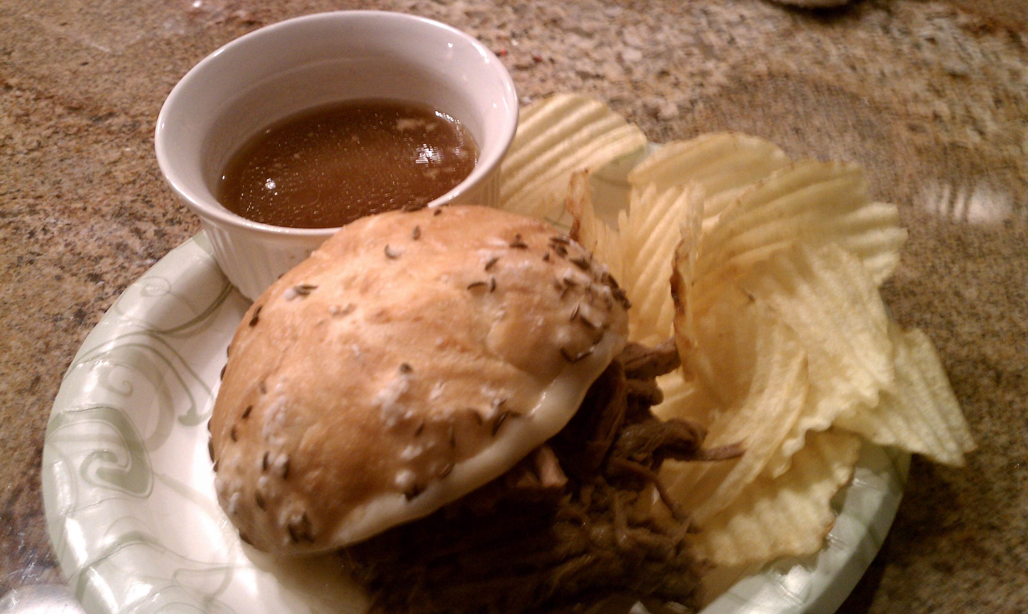 Easiest Slow Cooker French Dip