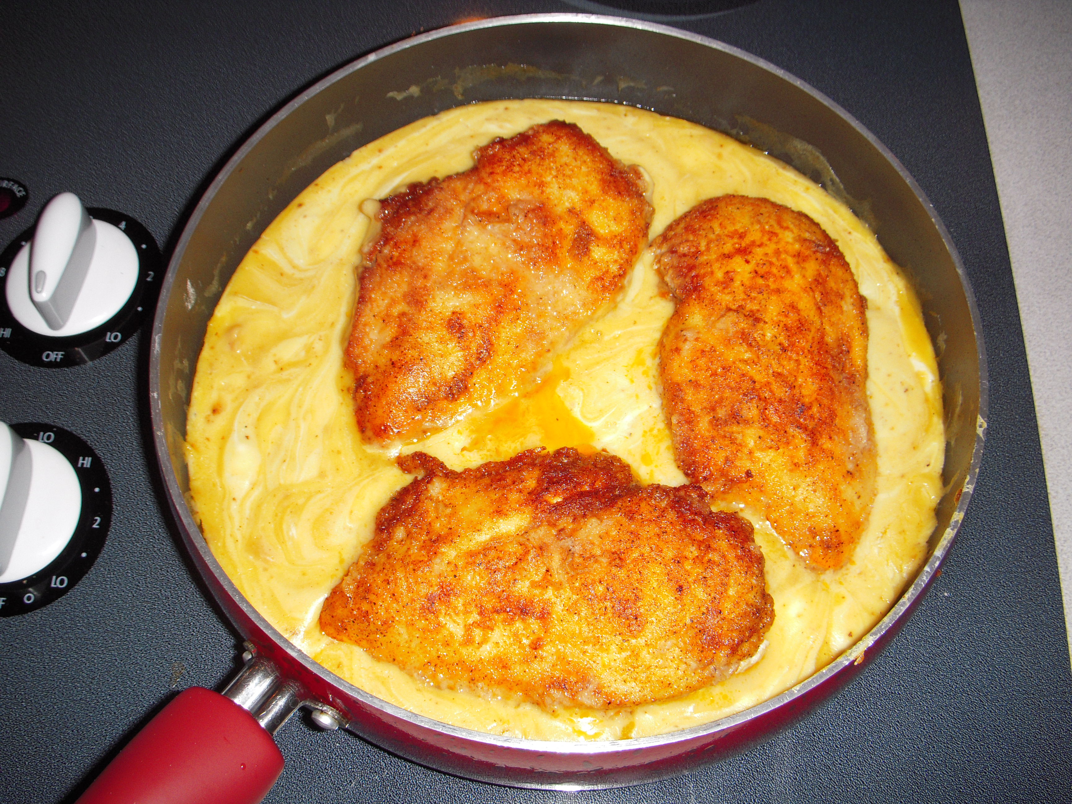 Paprika Chicken with Sour Cream Gravy