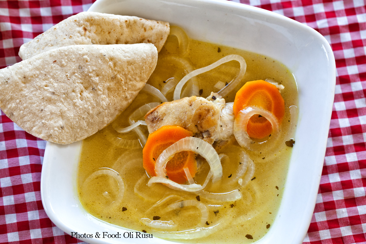 Belize's Escabeche Soup Onion Soup