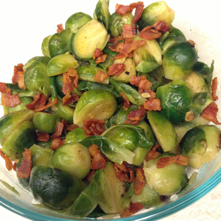 Rachel Ray's Brussels Sprouts with Bacon