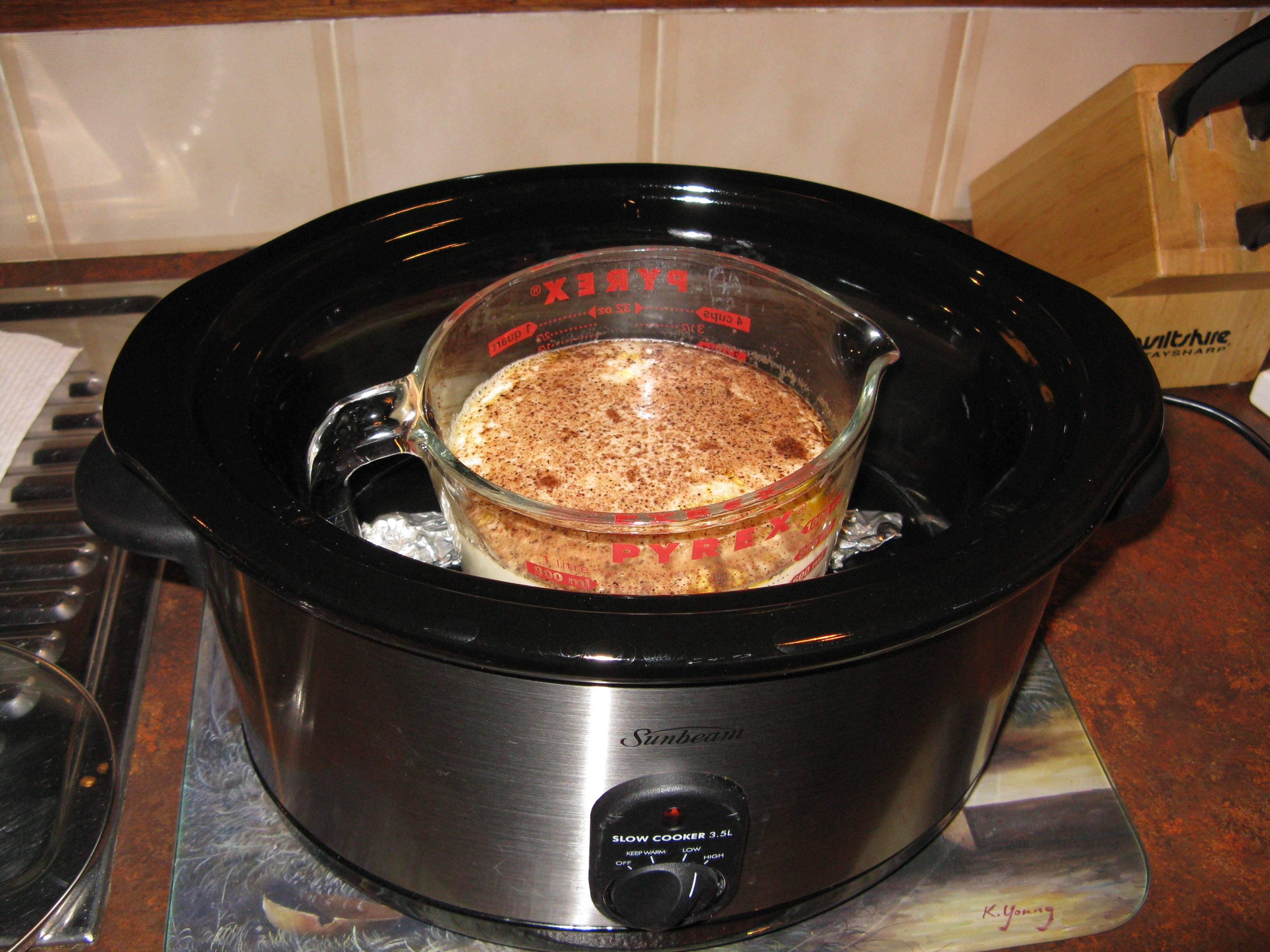 Baked Custard Slow Cooker