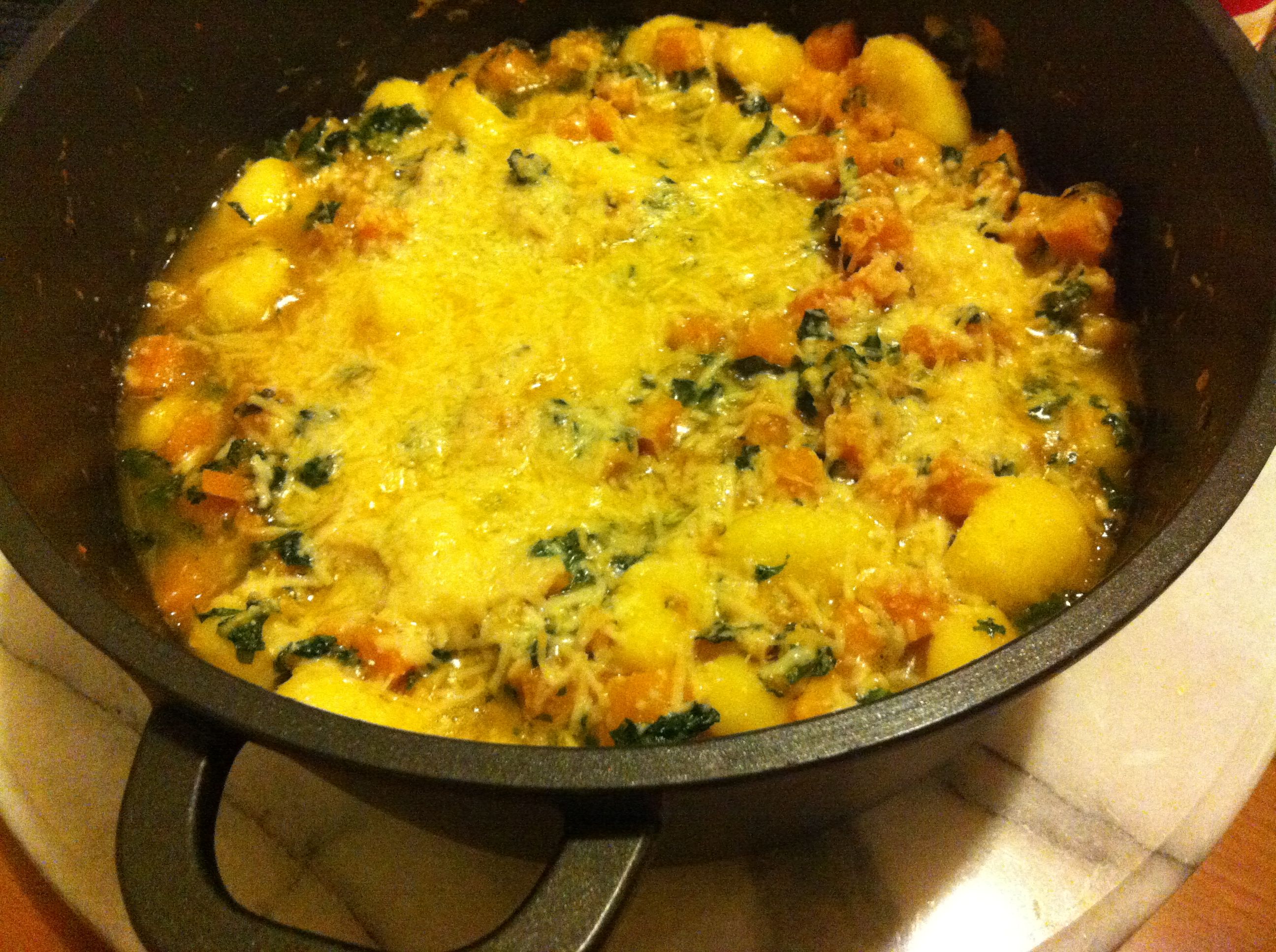 Gnocchi with Butternut Pumpkin & Kale