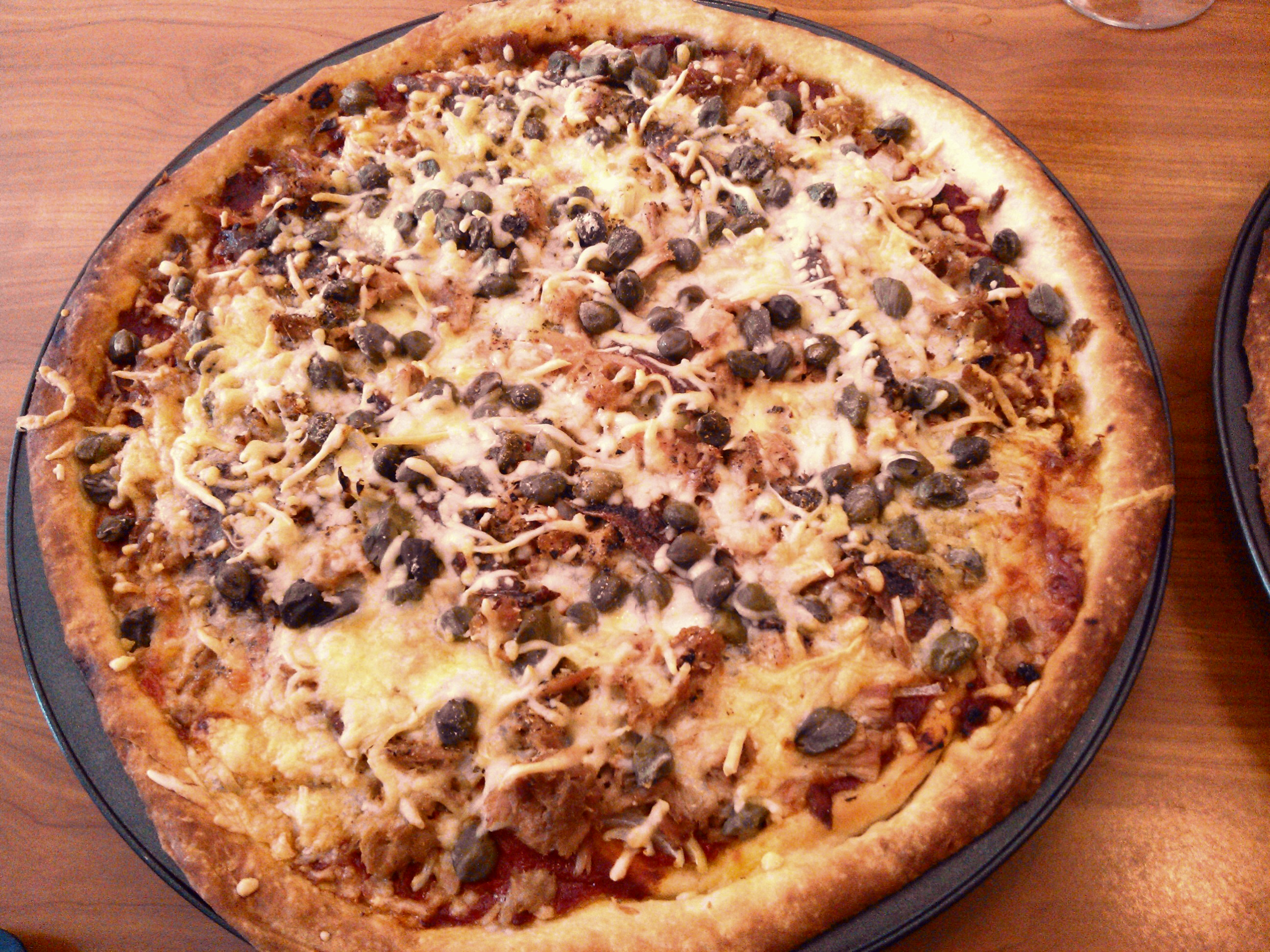 Meat and Fish Pizza