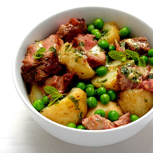 TasteMag Warm Lamb and Potato Salad with a Mint Dressing