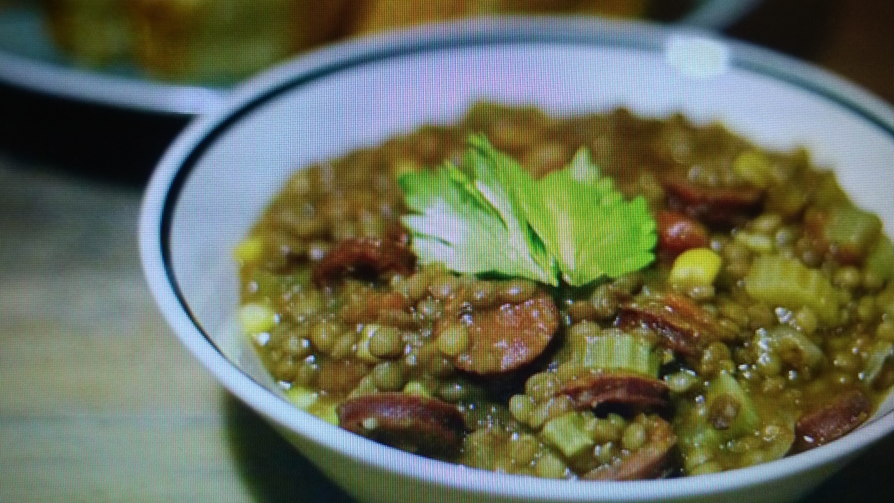 Brown Lentil & Spicy Chorizo Soup/Stew