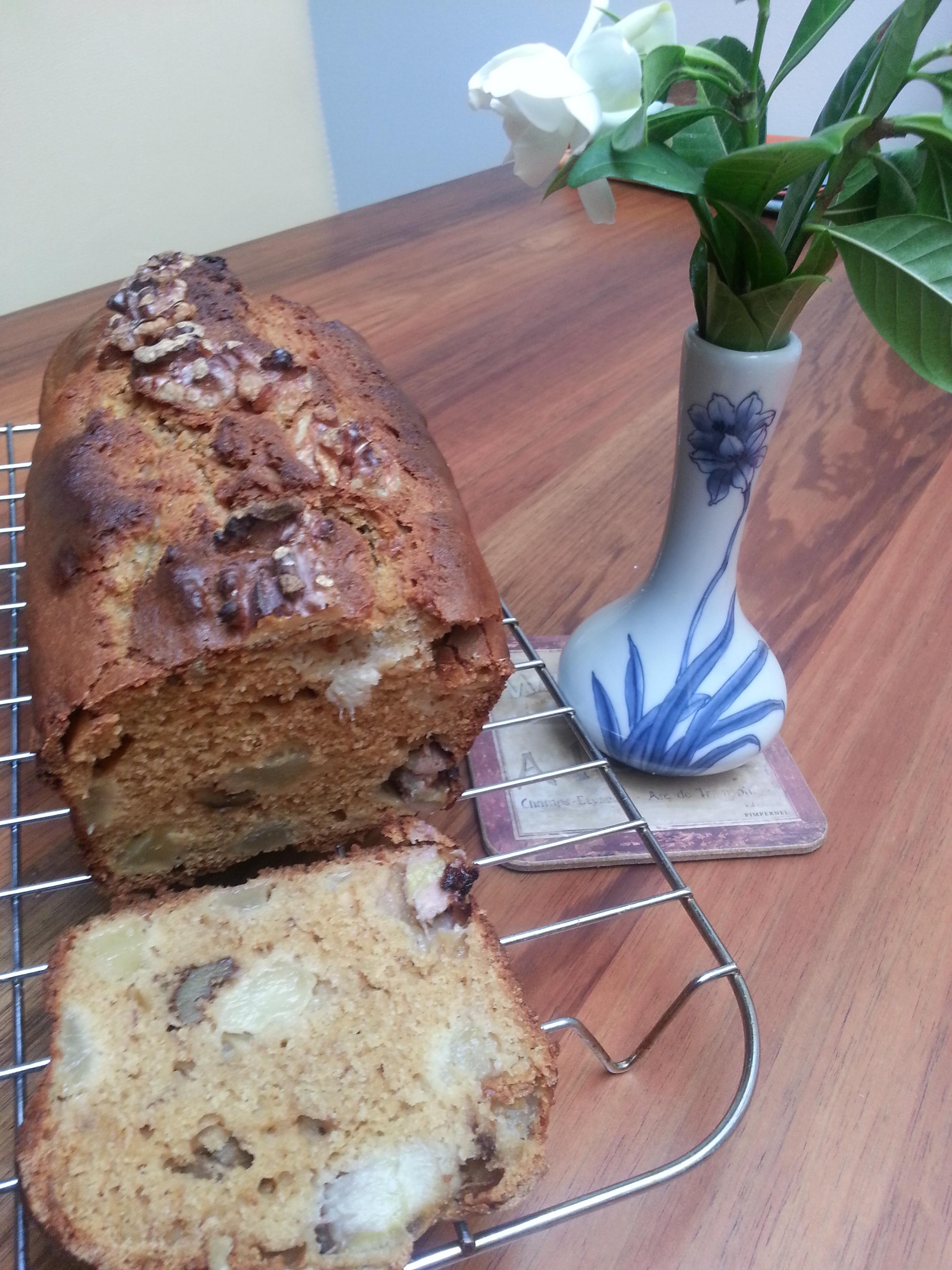 Pear and Banana Loaf