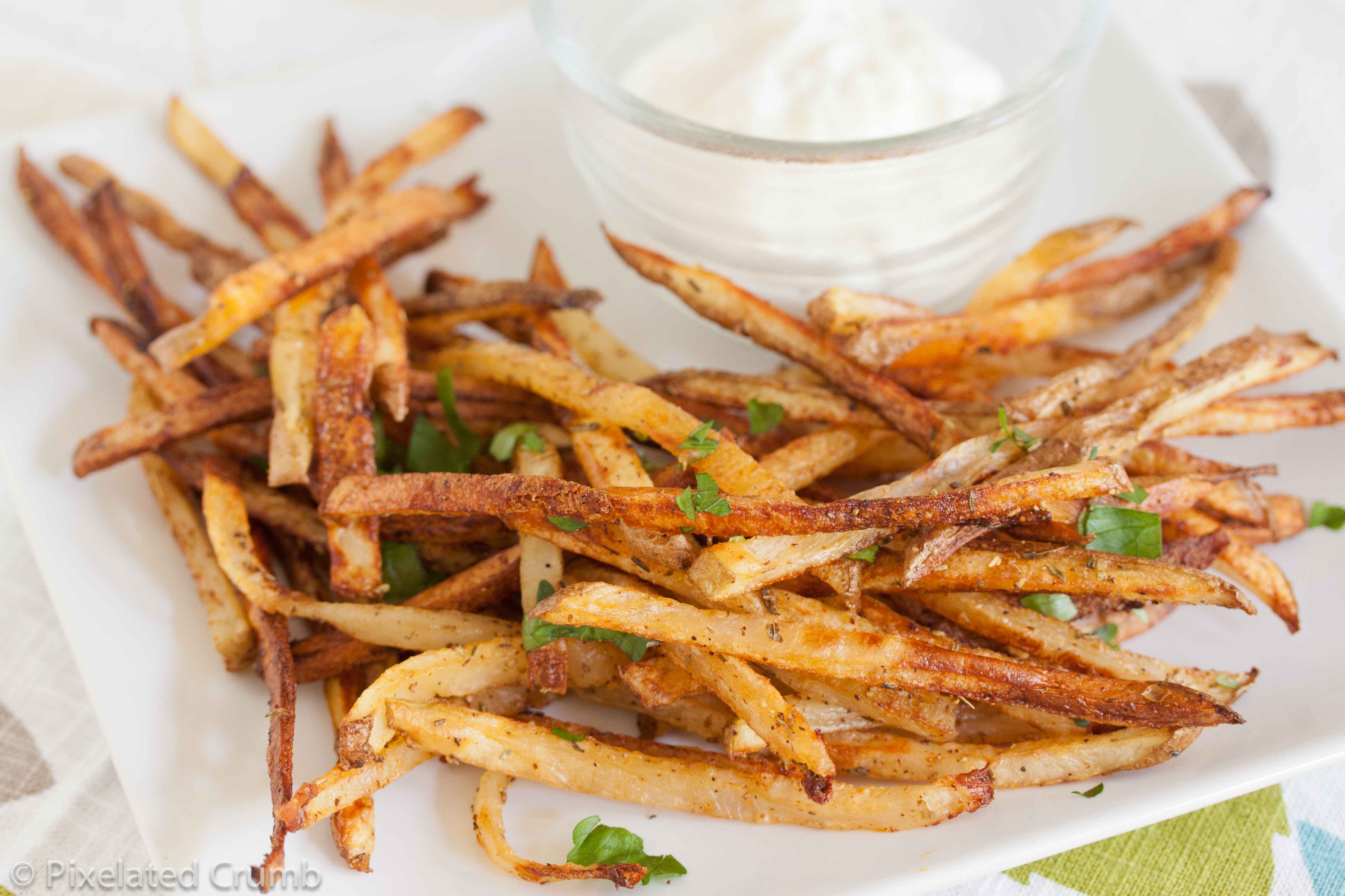 Baked Garlic Fries