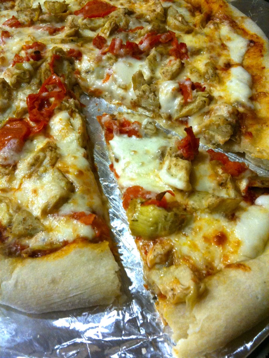 Chicken Artichoke Pizza