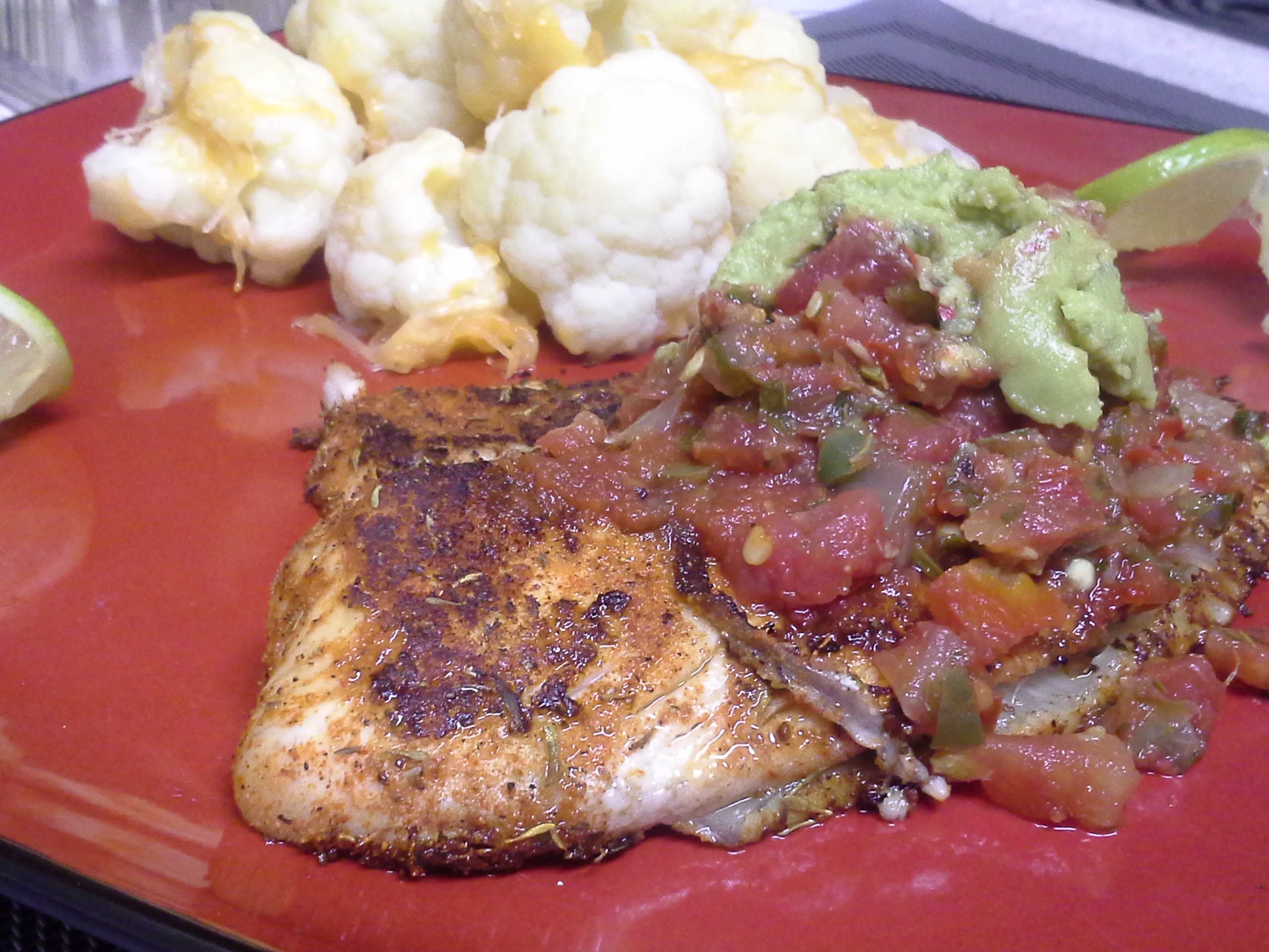TBC's Spicy Blackened Tilapia TBC's Spicy Blackened Tilapia