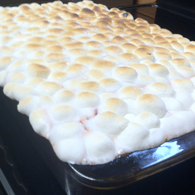 Toasted MarshmallowChocolate Pudding Cake