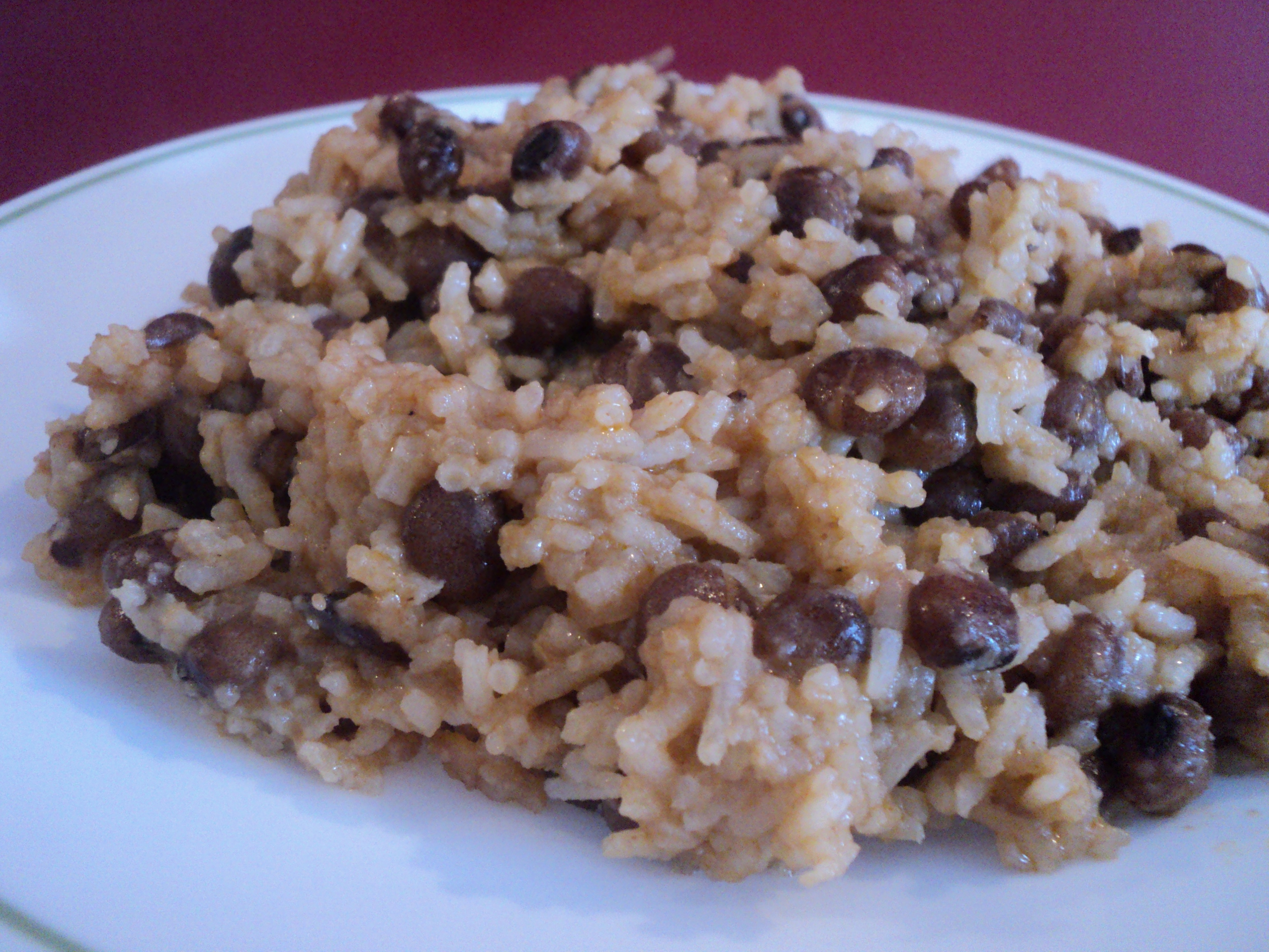 Pigeon Peas, Rice & Coconut milk D.R. style ( Morro de Guandule con Coco )