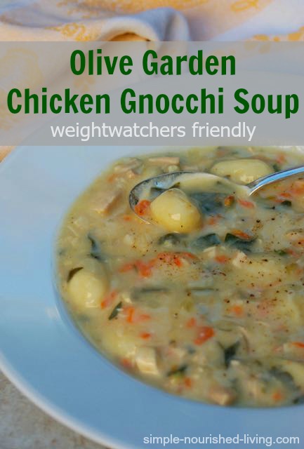 Olive Garden Chicken Gnocchi Soup Made Lighter Recipes
