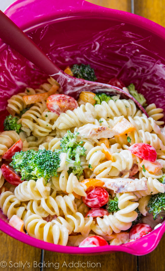 Creamy pasta creamy easy chicken salad Salad  Recipes recipes Pasta  Chicken