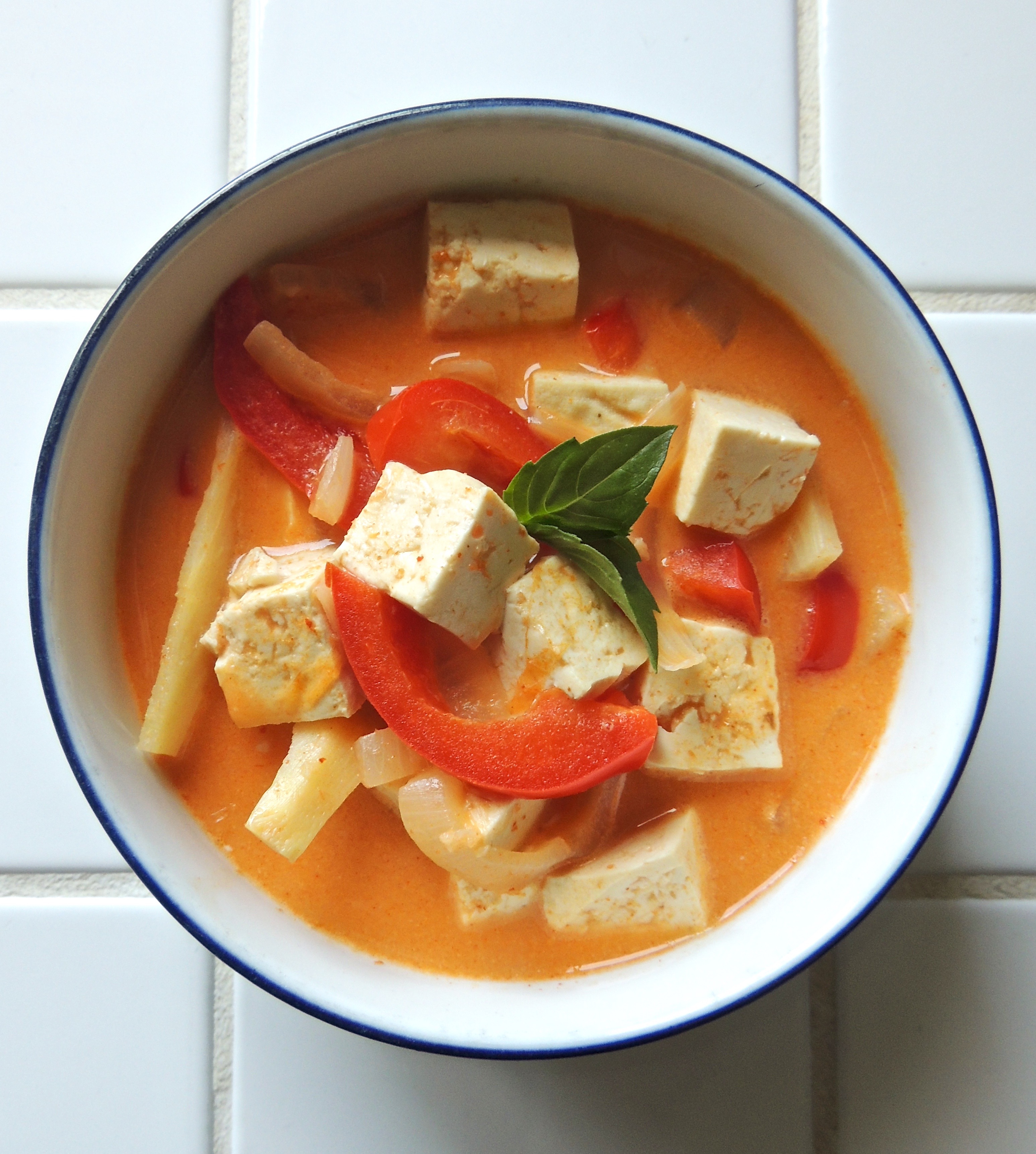 Thai Red Coconut Curry with Tofu