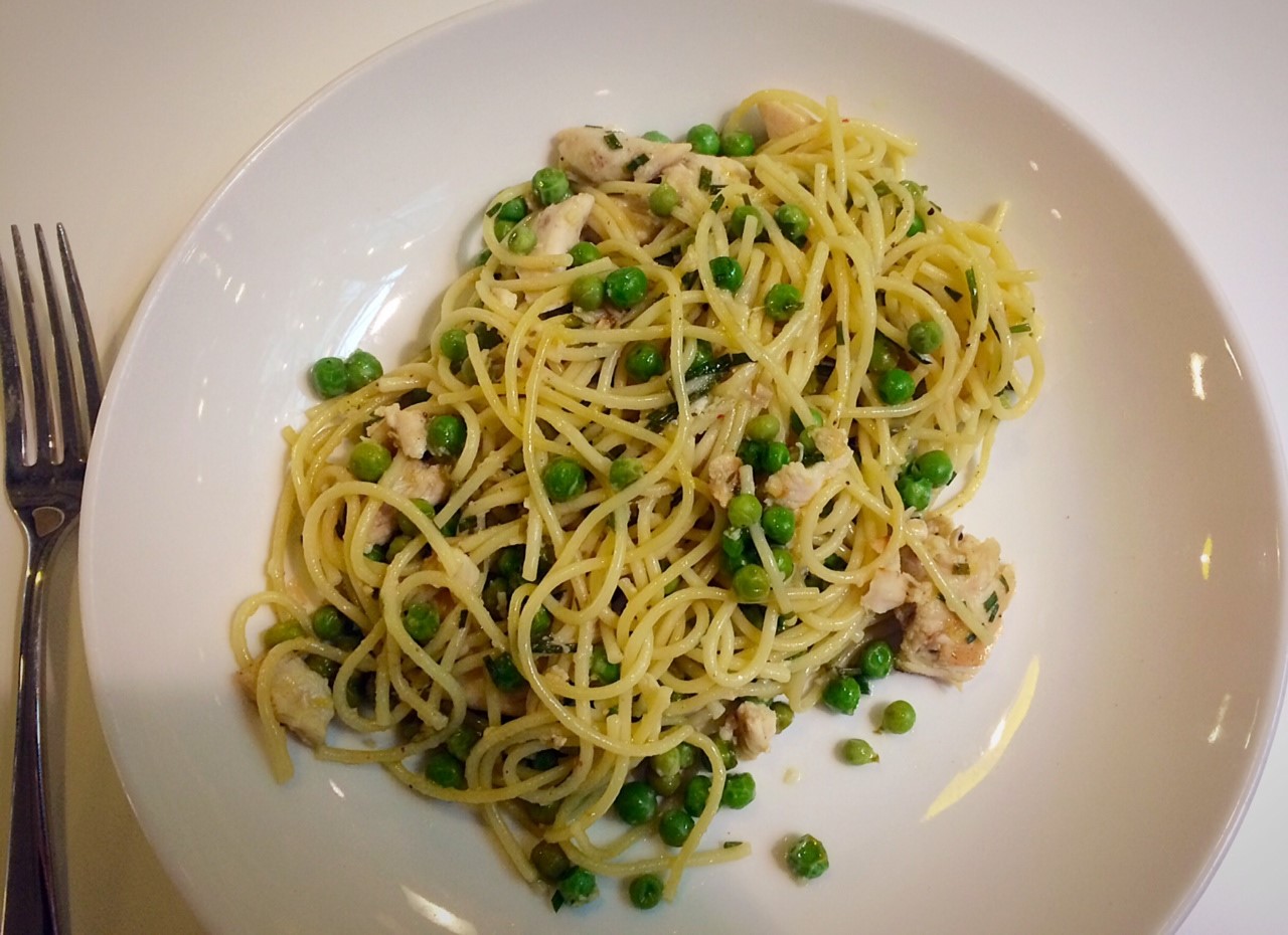 Lemon pepper chicken pasta