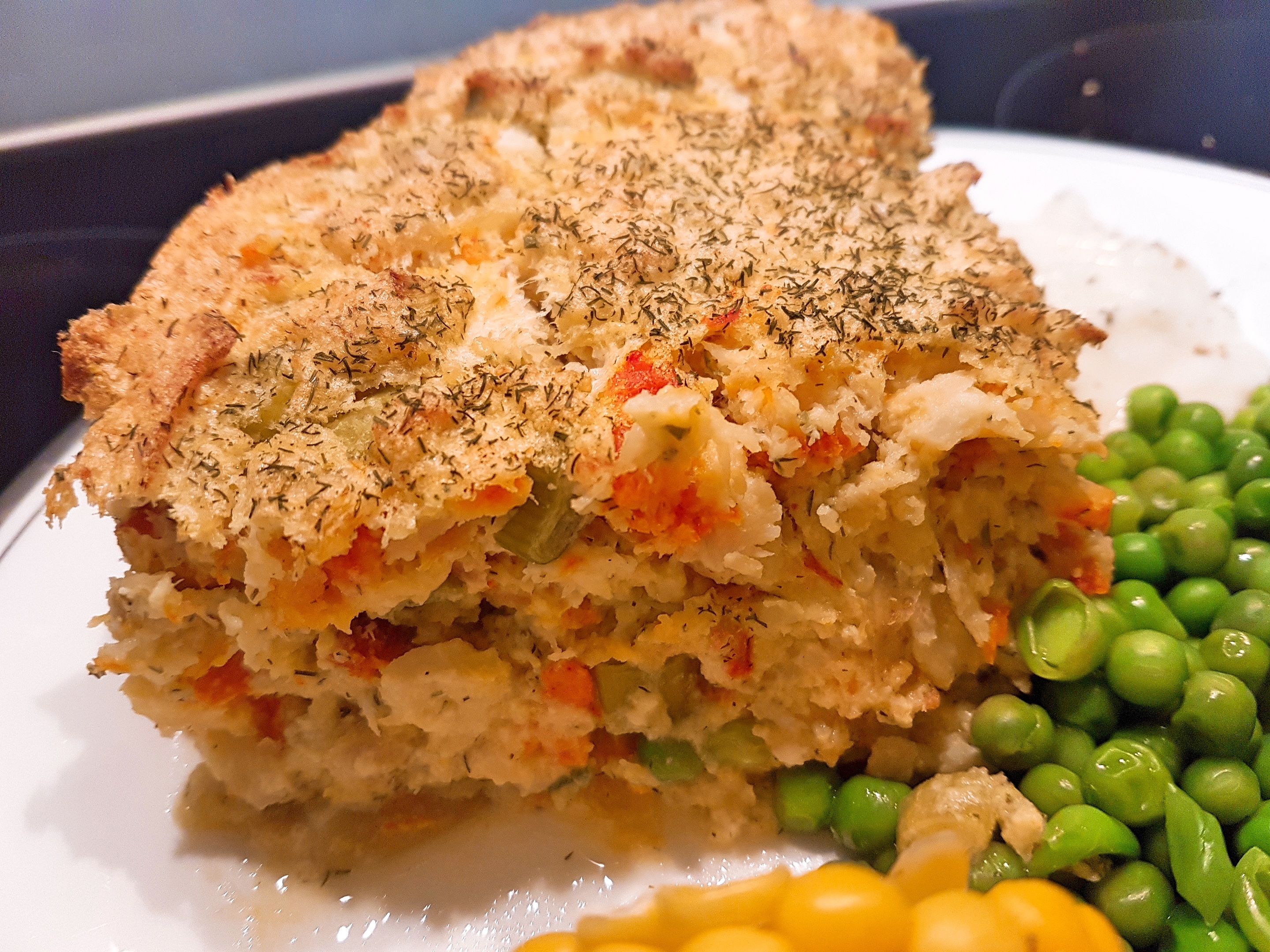 Smoked Cod and Potato Pie