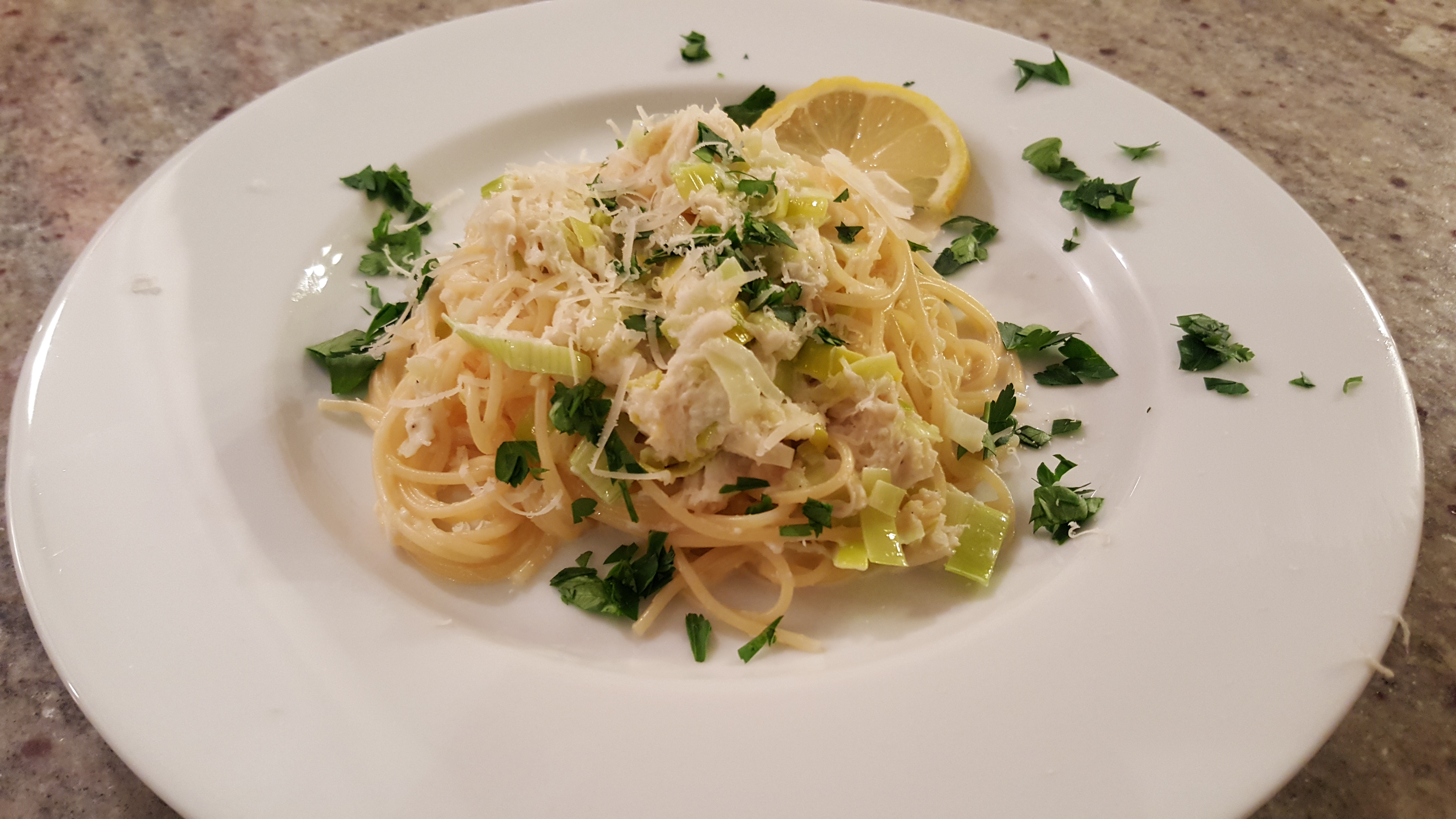 Crab and Lemon Cream Pasta Sauce