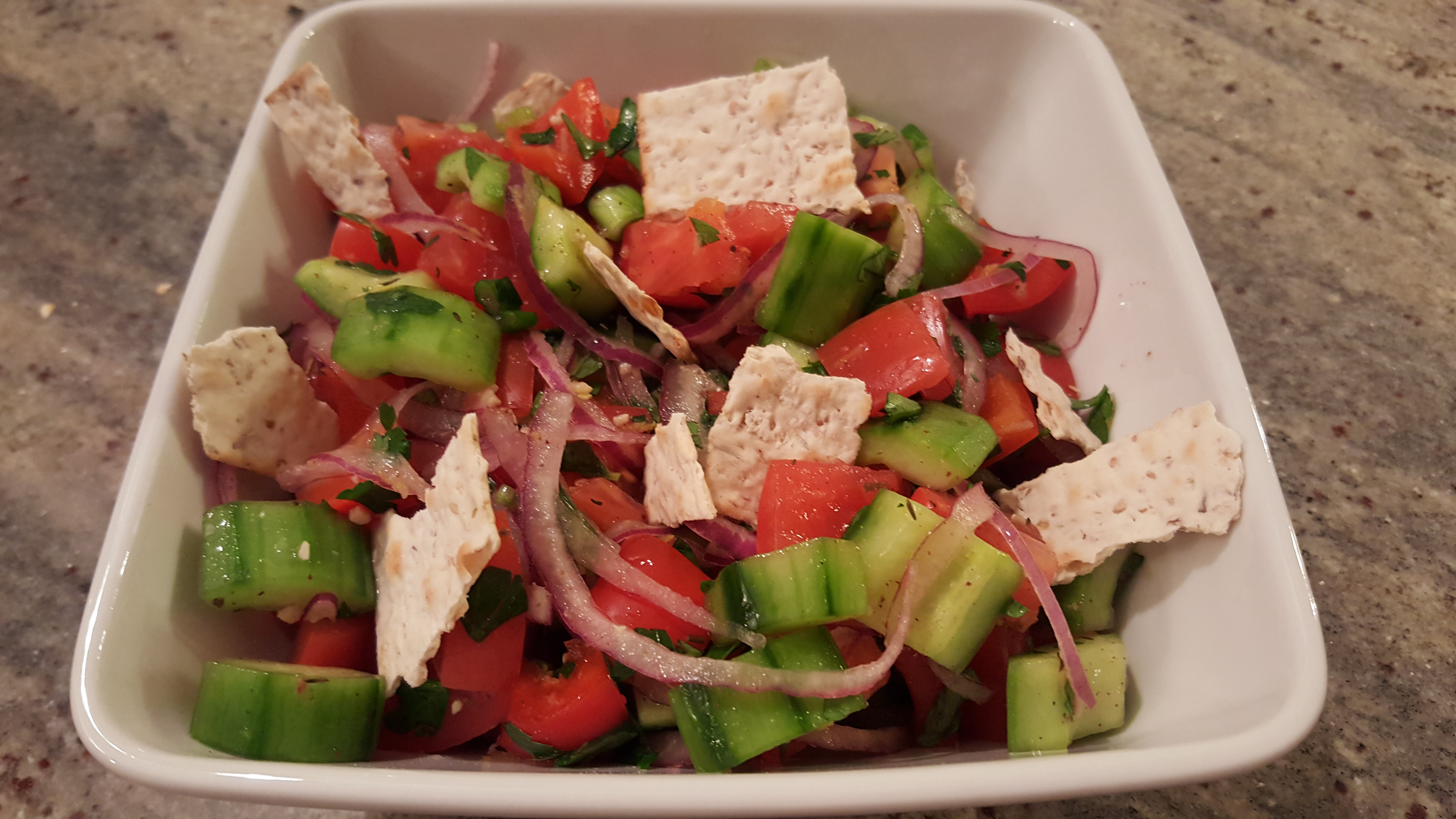 Cucumber Salad with Za'atar