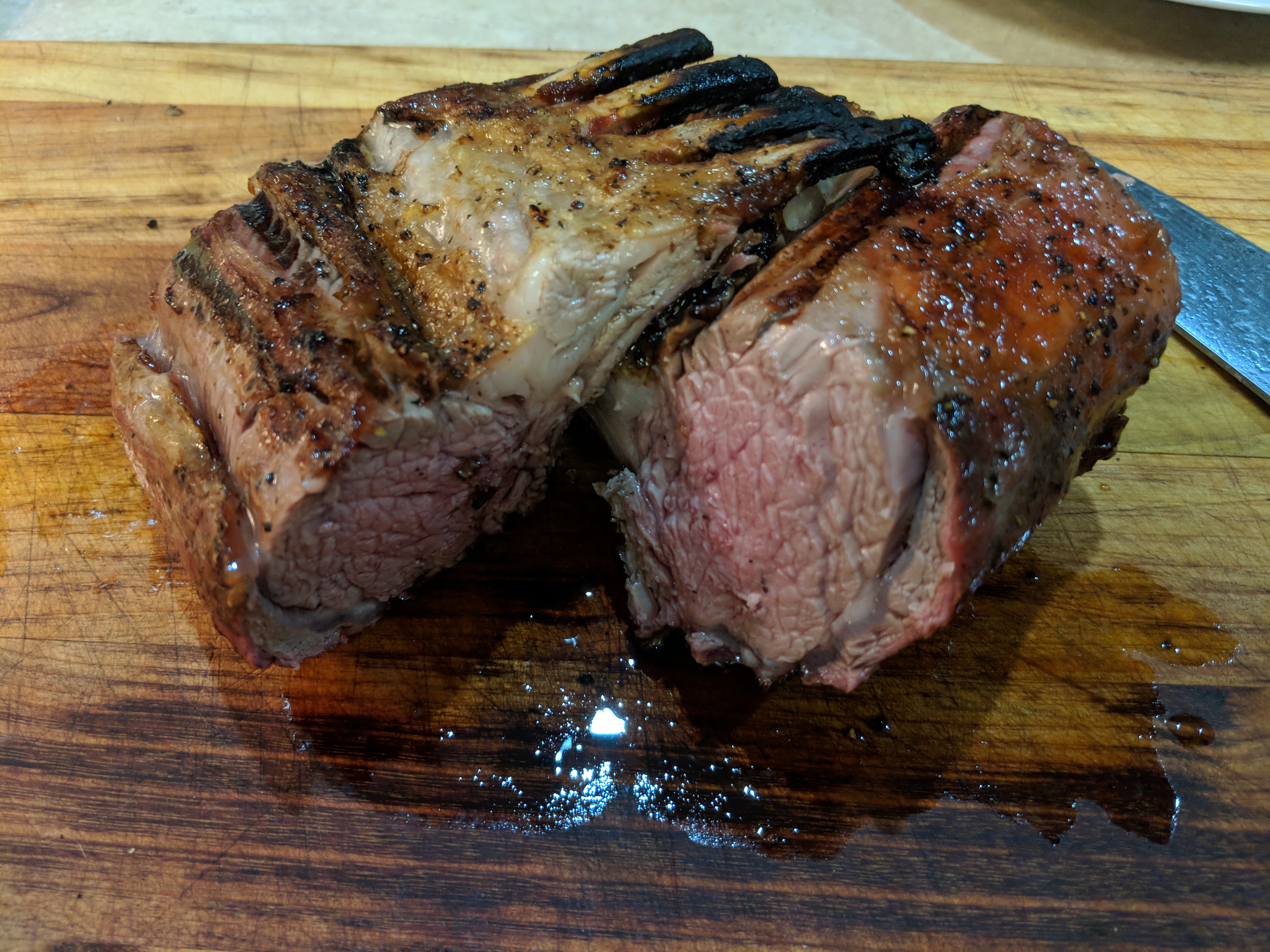 Kamado Joe Lamb Rib Roast