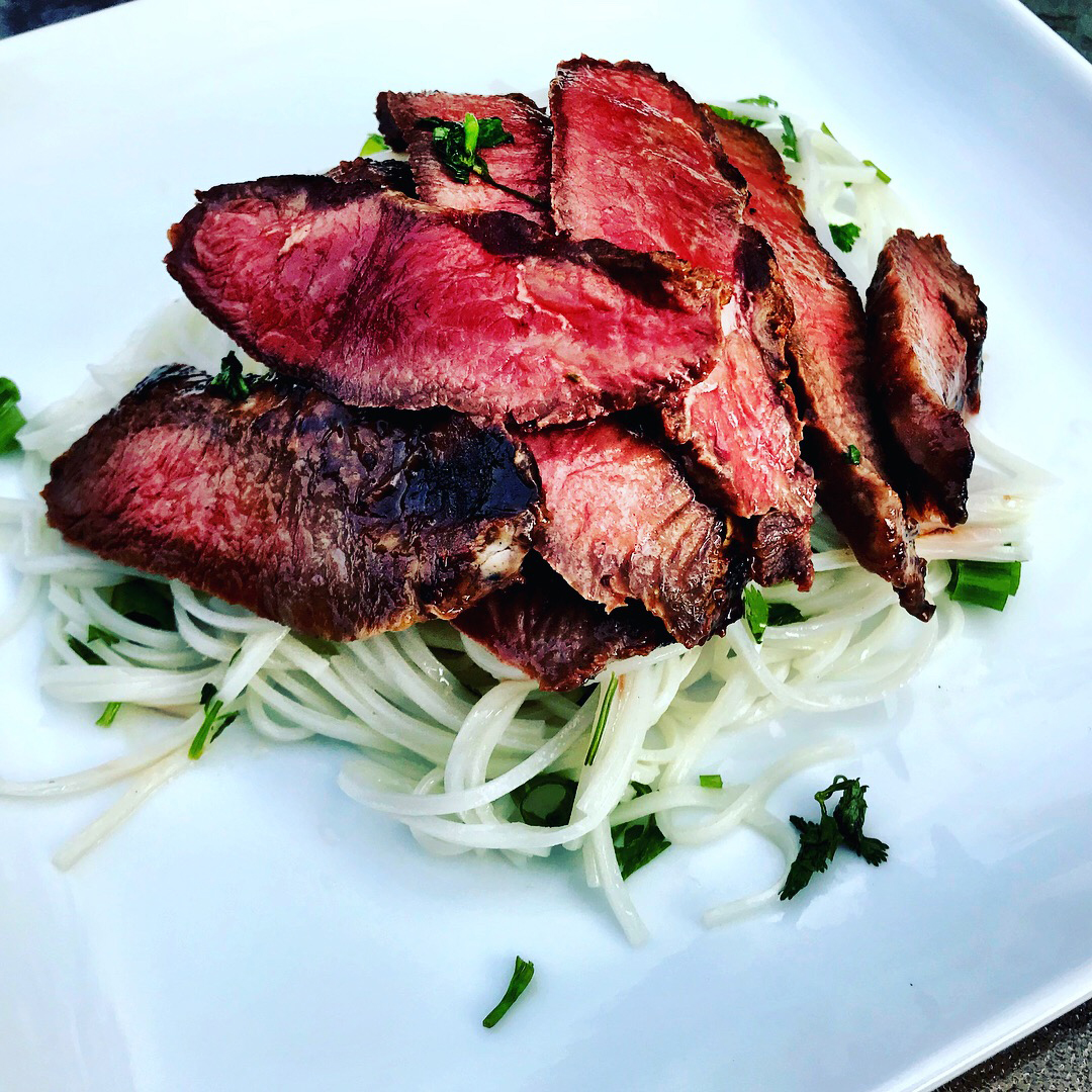 ThaiStyle Grilled Wagyu Flat Iron Steak